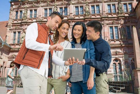 Schloss Heidelberg, Besucher im Schloss