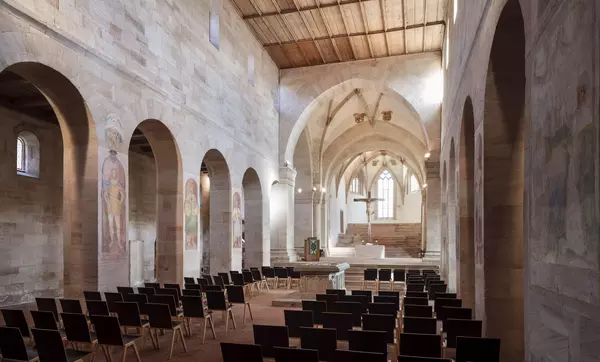 Kloster Lorch, Mittelschiff der Klosterkirche