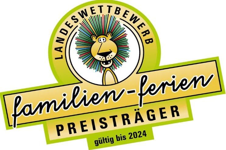 Logo „Familienferien“-Zertifikat, Gütesiegel des Landes Baden-Württemberg 