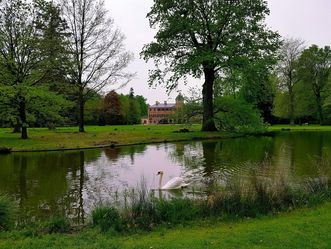 Schloss Favorite Rastatt, See im Schlosspark Favorite 