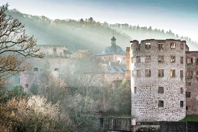 Schloss Heidelberg, Aussen