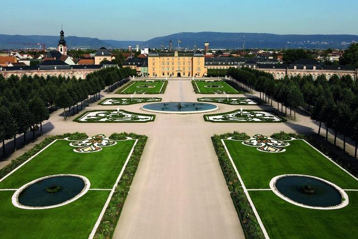 Château et Parc de Schwetzingen, côté jardin