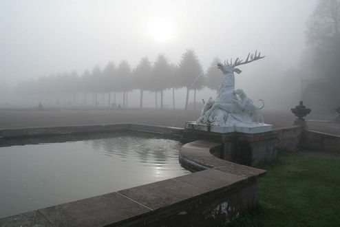 Château et Parc de Schwetzingen, jardin du château, cerfs, l'image: Staatliche Schlösser und Gärten für Baden-Württemberg, Ursula Wetzel