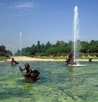 Arionbrunnen im Schlossgarten Schwetzingen