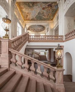 Barockschloss Mannheim, Innen, Treppenhaus