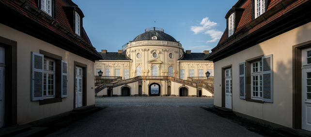 Schloss Solitude, Außenansicht 