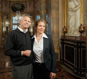 Besucher in Schloss Solitude Stuttgart