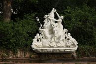 Schloss und Schlossgarten Schwetzingen, Seepferdchenbrunnen im Schlossgarten